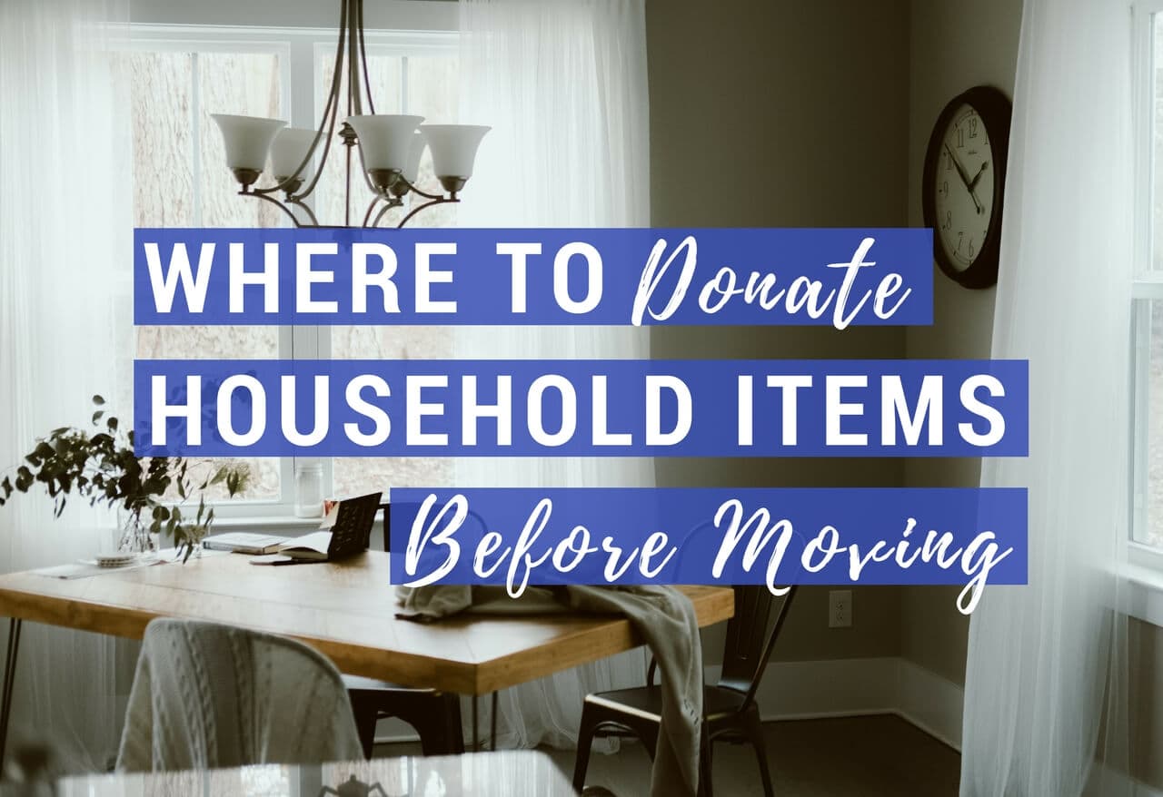 Where to Donate Household Items Before Moving to a New Home